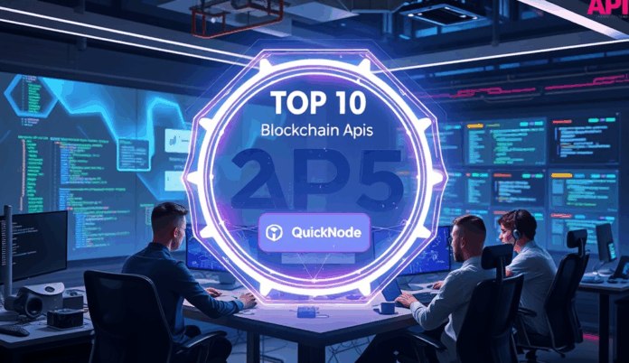 Featured Image for Top 10 Blockchain APIs for Developers in 2025 (QuickNode, Moralis)