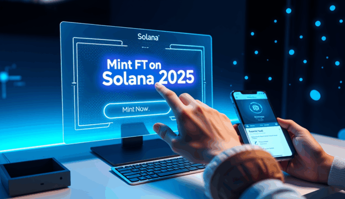 Featured Image for How to Mint an NFT on Solana in 2025 (Low-Cost Tutorial)