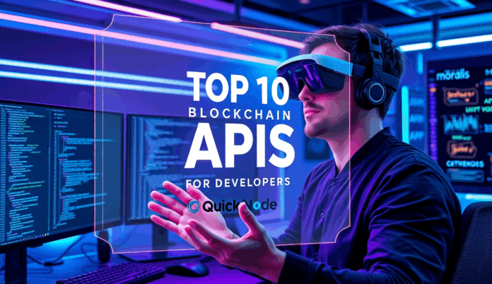 Featured Image for Top 10 Blockchain APIs for Developers in 2025 (QuickNode, Moralis)