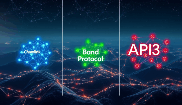 Featured Image for Oracles in DeFi: Chainlink, Band Protocol, and API3 Compared