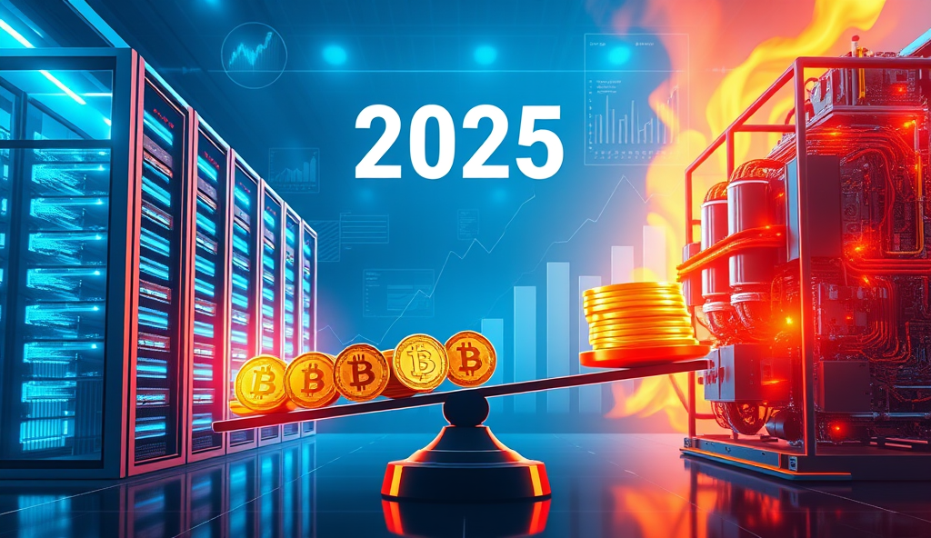 Energy efficiency and cost implications for PoS and PoW in 2025